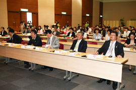 Organizing President Son launching the opening ceremony